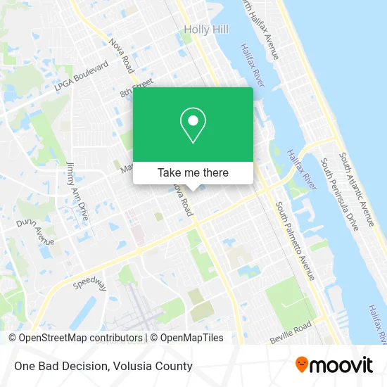 One Bad Decision map