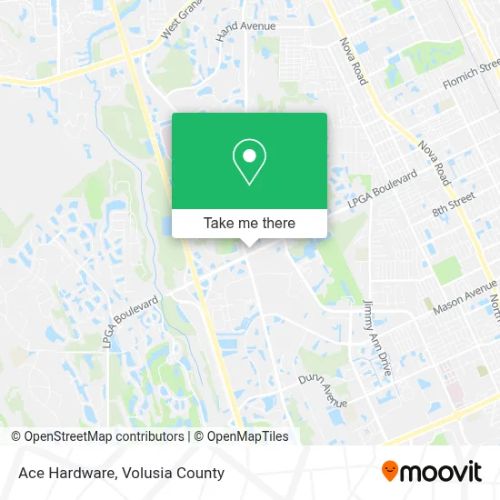 Ace Hardware map