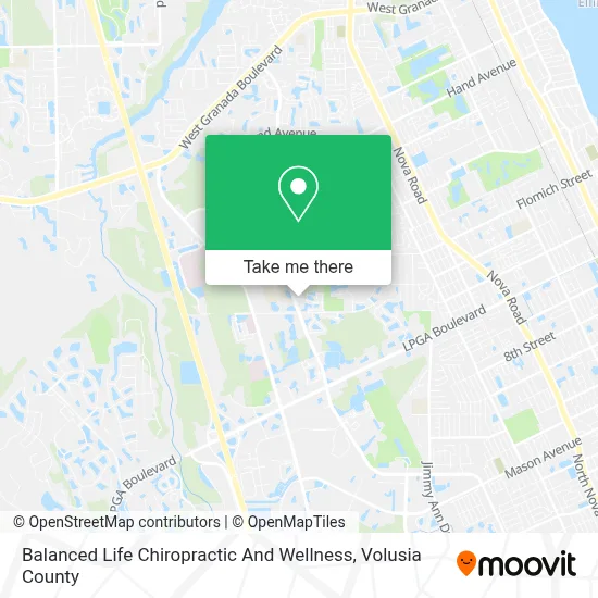 Balanced Life Chiropractic And Wellness map