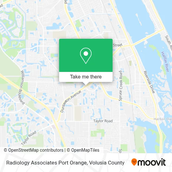 Radiology Associates Port Orange map