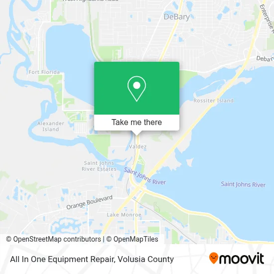 All In One Equipment Repair map