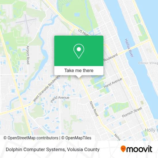 Dolphin Computer Systems map