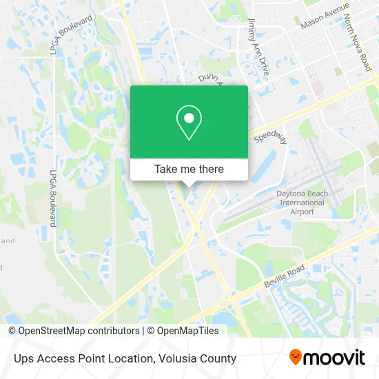 Ups Access Point Location map