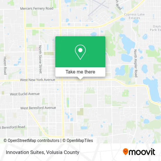 Innovation Suites map