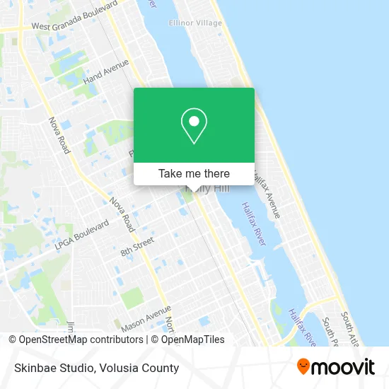 Skinbae Studio map