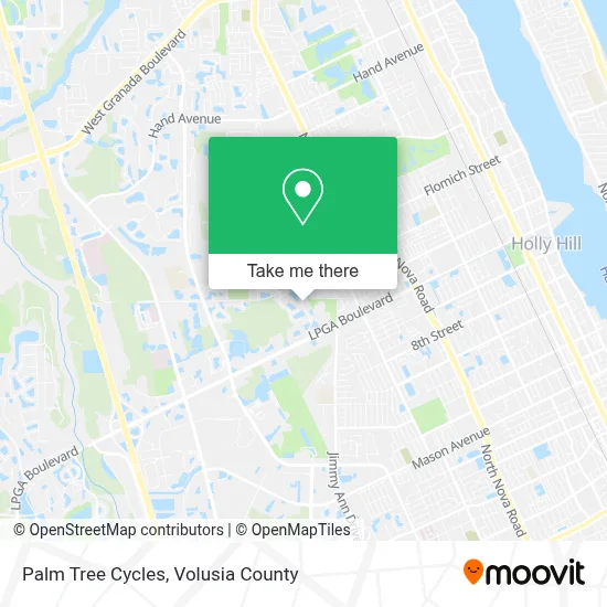 Palm Tree Cycles map