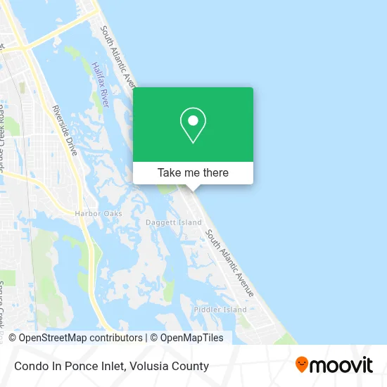 Condo In Ponce Inlet map
