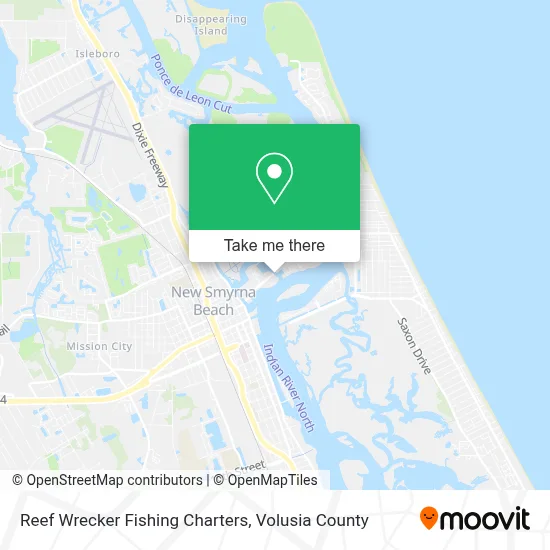 Reef Wrecker Fishing Charters map