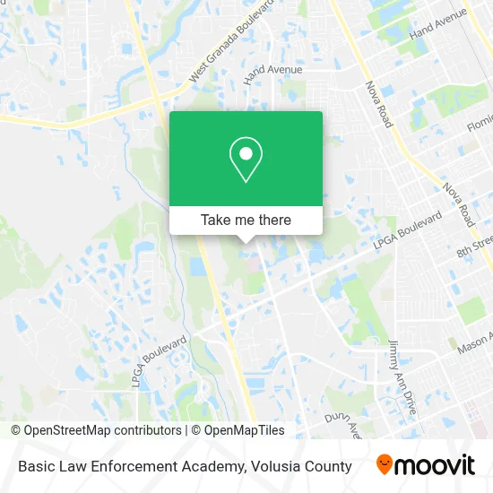 Basic Law Enforcement Academy map