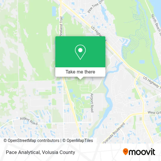 Pace Analytical map