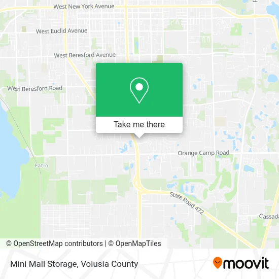 Mini Mall Storage map