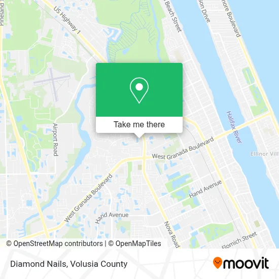 Diamond Nails map