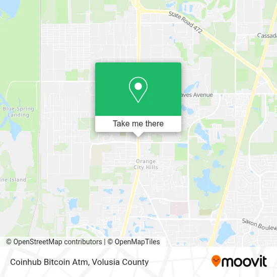 Coinhub Bitcoin Atm map