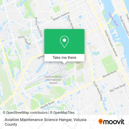 Aviation Maintenance Science Hangar map
