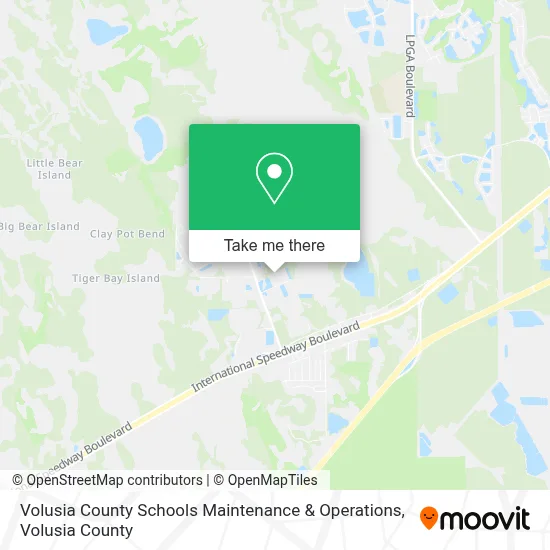 Volusia County Schools Maintenance & Operations map