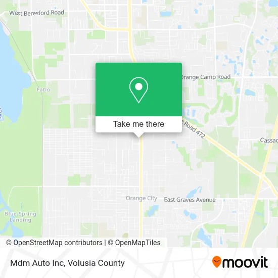Mdm Auto Inc map