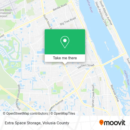Extra Space Storage map