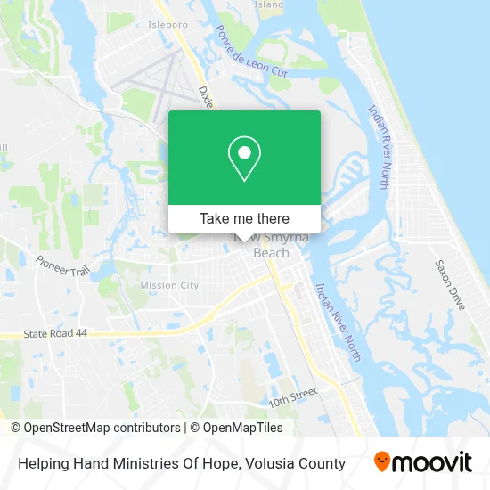 Helping Hand Ministries Of Hope map