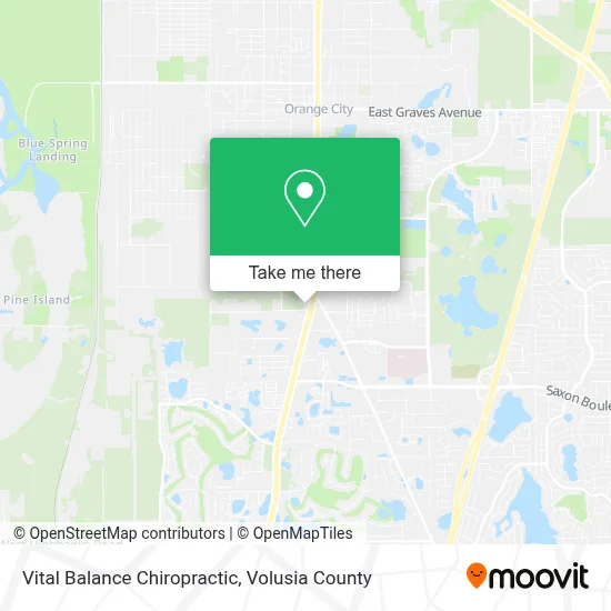 Vital Balance Chiropractic map