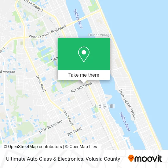 Ultimate Auto Glass & Electronics map