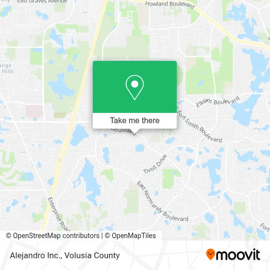 Alejandro Inc. map