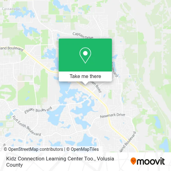 Kidz Connection Learning Center Too. map