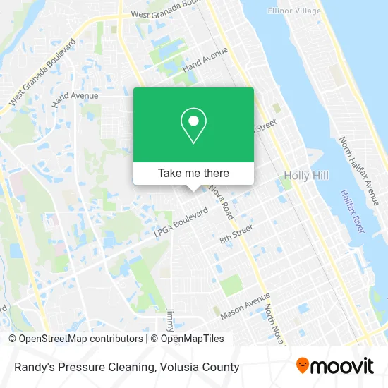 Randy's Pressure Cleaning map