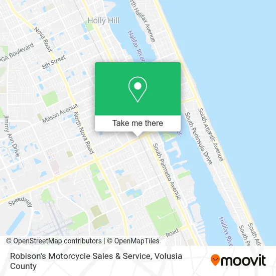 Robison's Motorcycle Sales & Service map