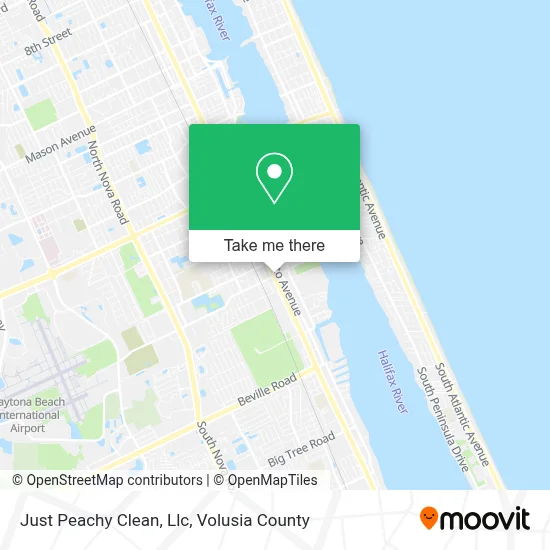 Just Peachy Clean, Llc map