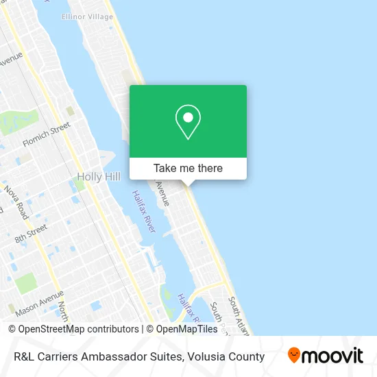 R&L Carriers Ambassador Suites map