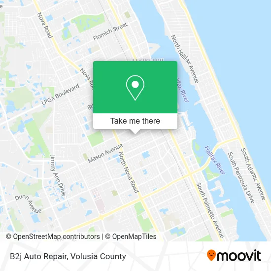 B2j Auto Repair map