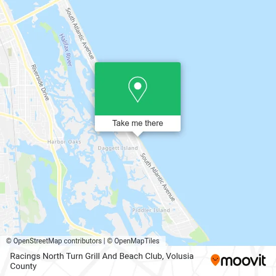 Racings North Turn Grill And Beach Club map