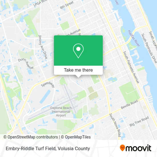 Embry-Riddle Turf Field map