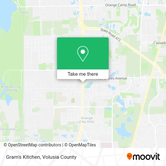 Gram's Kitchen map