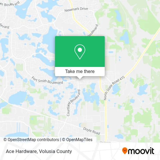 Ace Hardware map