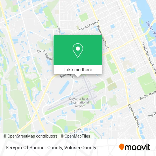 Servpro Of Sumner County map