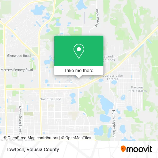 Towtech map