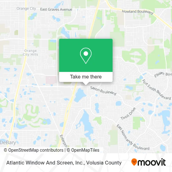 Atlantic Window And Screen, Inc. map