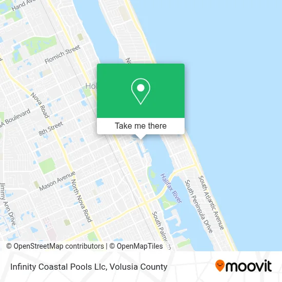 Infinity Coastal Pools Llc map