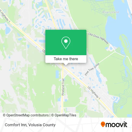 Comfort Inn map