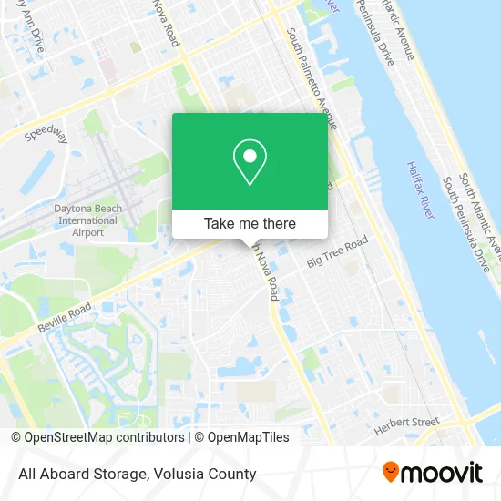 All Aboard Storage map
