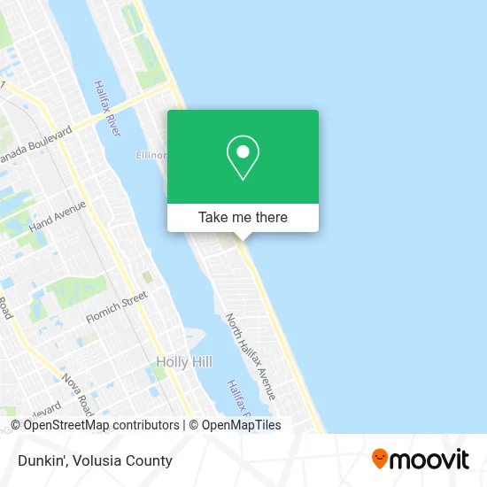 Dunkin' map