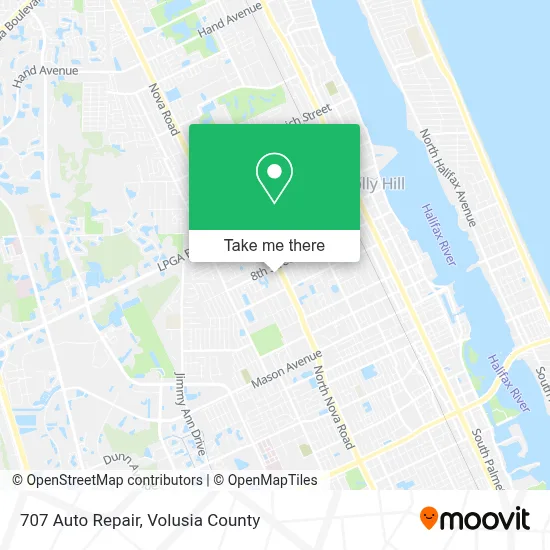 707 Auto Repair map