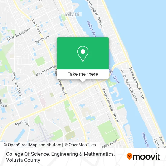 College Of Science, Engineering & Mathematics map