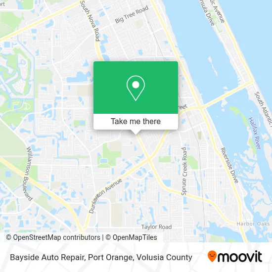 Bayside Auto Repair, Port Orange map