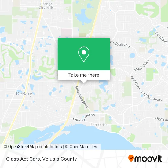 Class Act Cars map