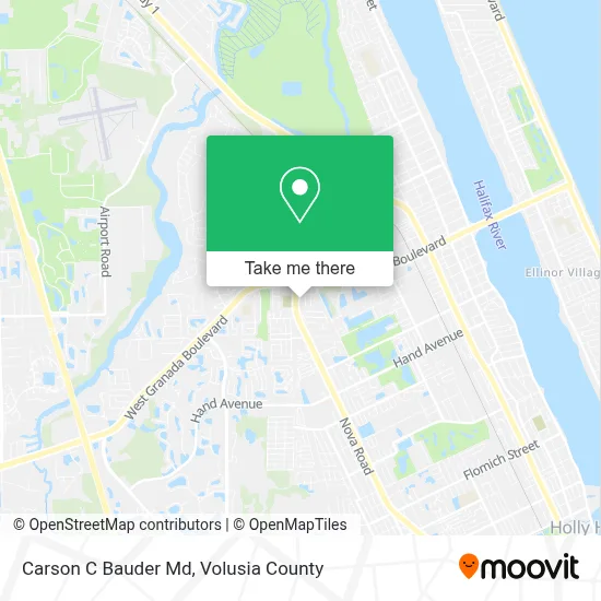 Carson C Bauder Md map