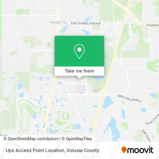 Ups Access Point Location map