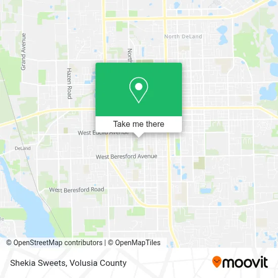 Shekia Sweets map