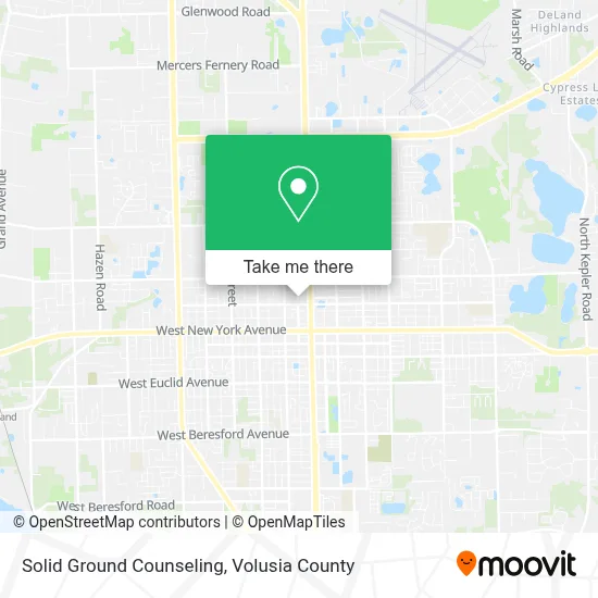 Solid Ground Counseling map